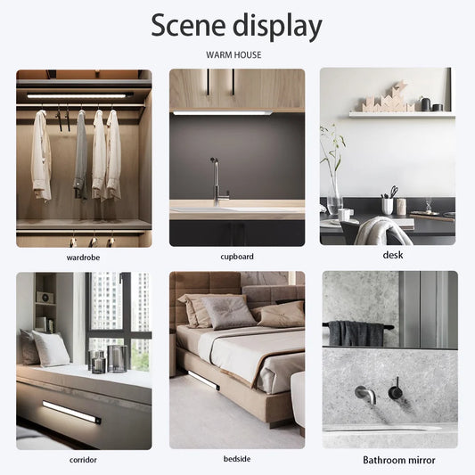 Smart Motion LED Light – Wireless Rechargeable Night Lamp