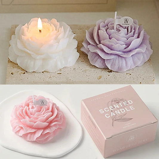 Elegant Floral Aromatherapy Candle